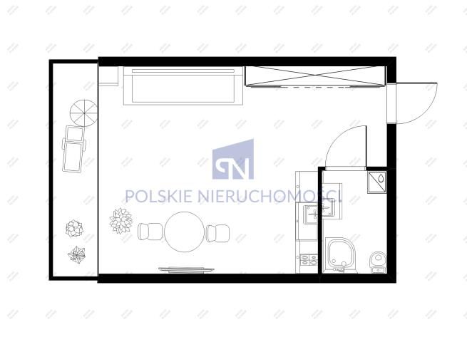 Mieszkanie 1-pokojowe Wrocław Krzyki, ul. Zwycięska. Zdjęcie 10