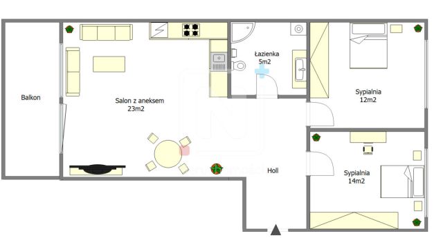 Mieszkanie 3-pokojowe Warszawa Mokotów, ul. Cybernetyki. Zdjęcie 5
