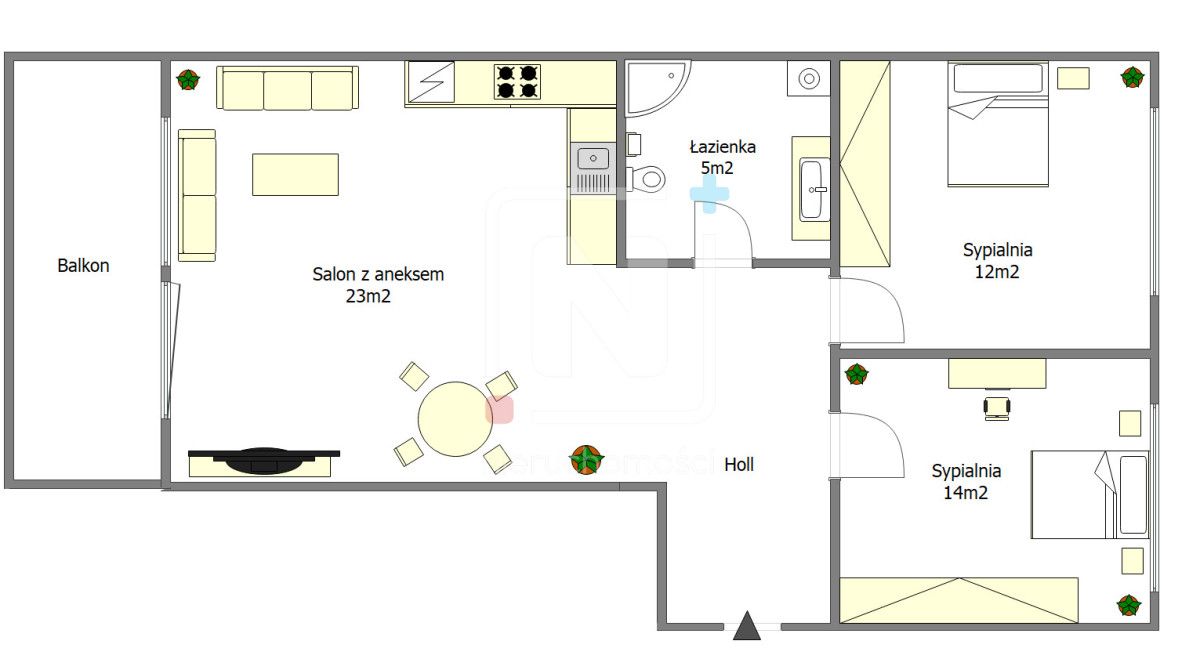 Mieszkanie 3-pokojowe Warszawa Mokotów, ul. Cybernetyki. Zdjęcie 5