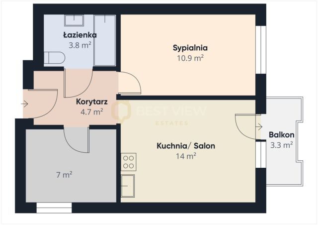 Mieszkanie 3-pokojowe Warszawa Białołęka, ul. Kartograficzna. Zdjęcie 10