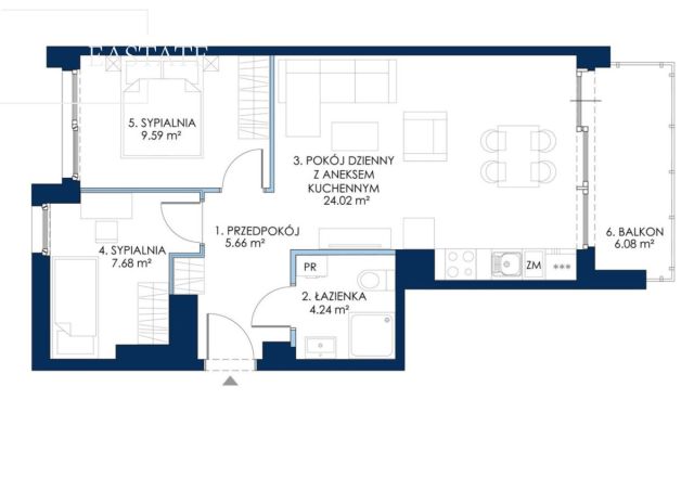 Mieszkanie 3-pokojowe Wiślinka, ul. Łąkowa. Zdjęcie 9