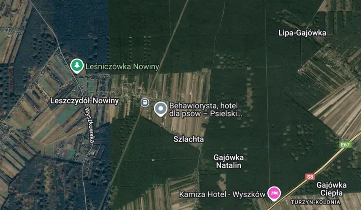 Działka budowlana Leszczydół-Nowiny Leśniczówka Leszczydół, ul. Środkowa