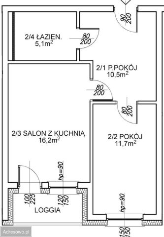 Mieszkanie 2-pokojowe Legnica. Zdjęcie 1