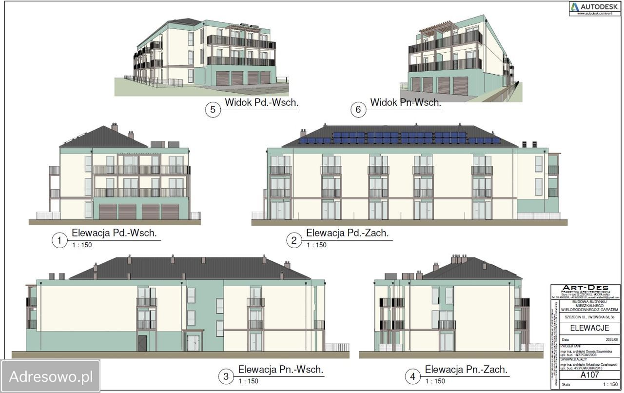 Działka budowlana Szczecin Gumieńce, ul. Lwowska