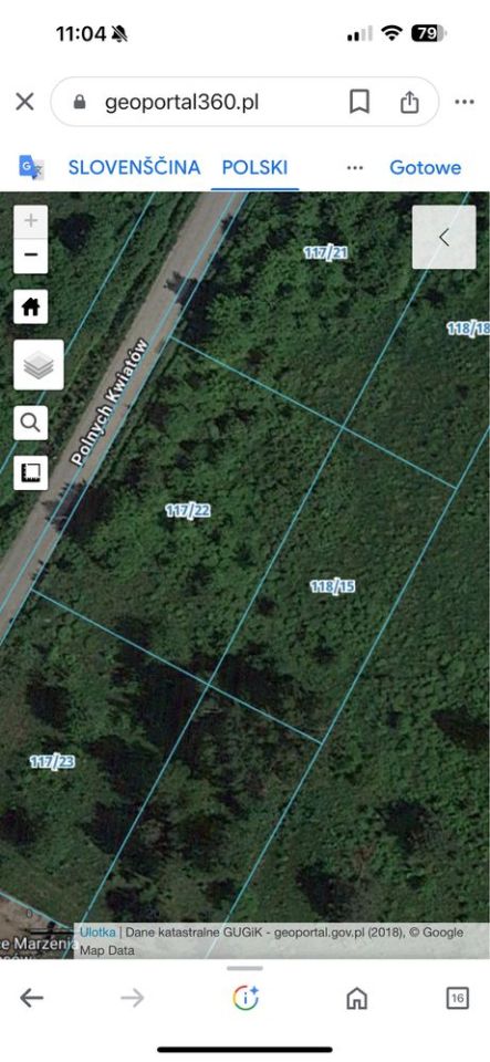 Działka budowlana Opypy, ul. Polnych Kwiatów. Zdjęcie 3