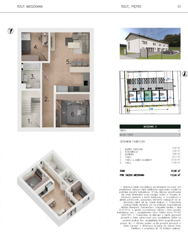 Mieszkanie 3-pokojowe Strzyżów, ul. Podgórze. Zdjęcie 2