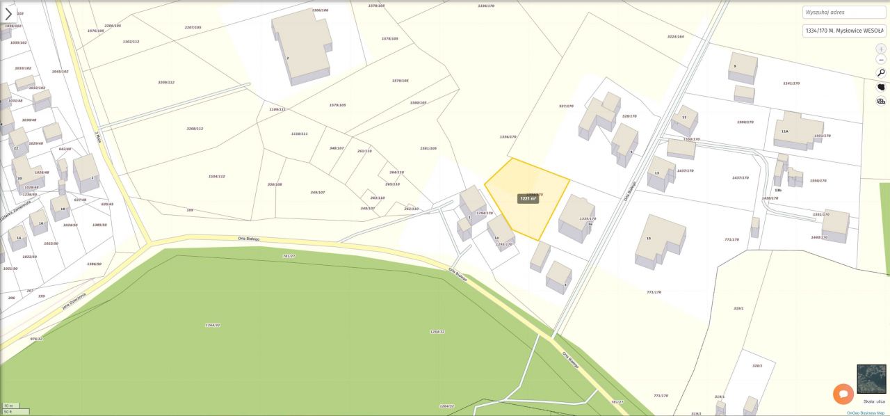 Działka budowlana Mysłowice Wesoła, ul. Orła Białego. Zdjęcie 2