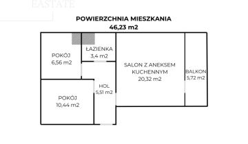 Mieszkanie 3-pokojowe Gdynia Dąbrowa, ul. Kameliowa