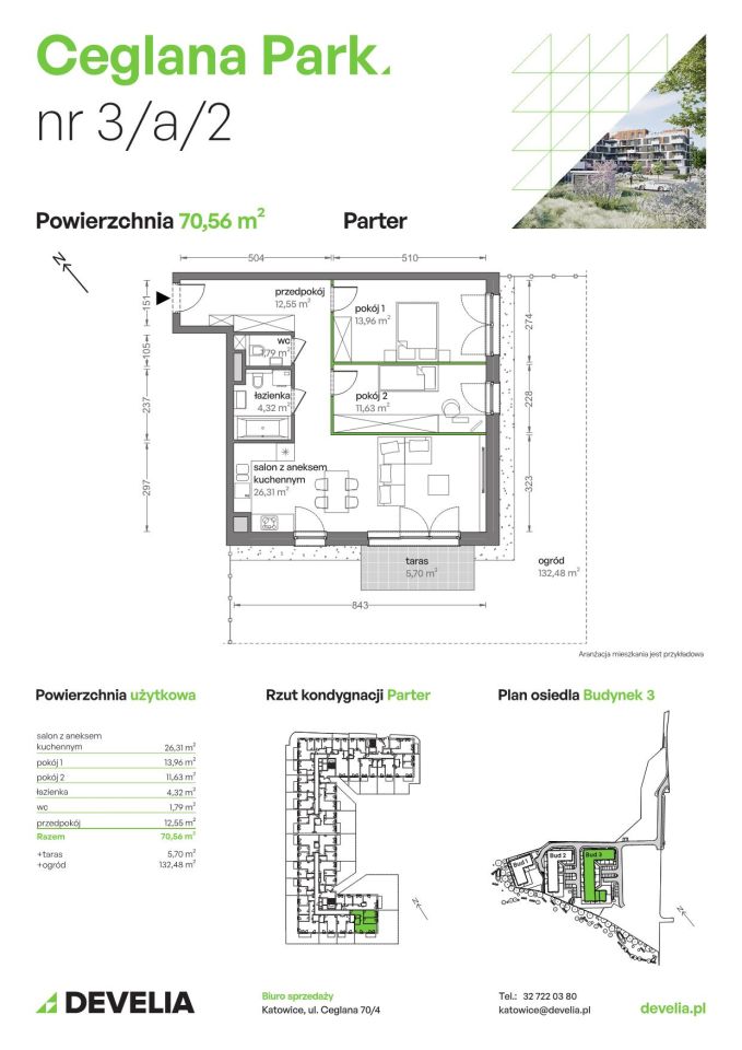 Mieszkanie 3-pokojowe Katowice Brynów, ul. Ceglana. Zdjęcie 7