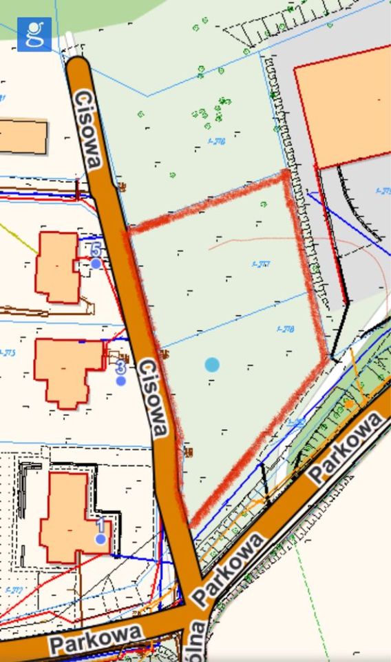 Działka budowlana Aleksandrów Kujawski, ul. Parkowa