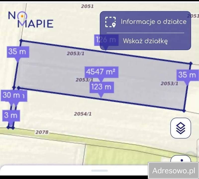 Działka rolna Rybna. Zdjęcie 2