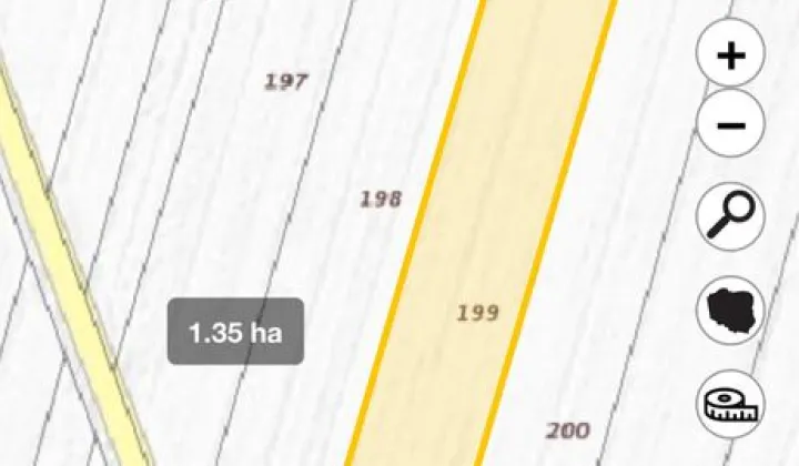 Działka rolna Piskornia