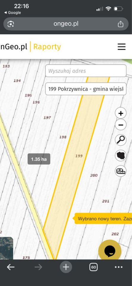 Działka rolna Piskornia. Zdjęcie 1