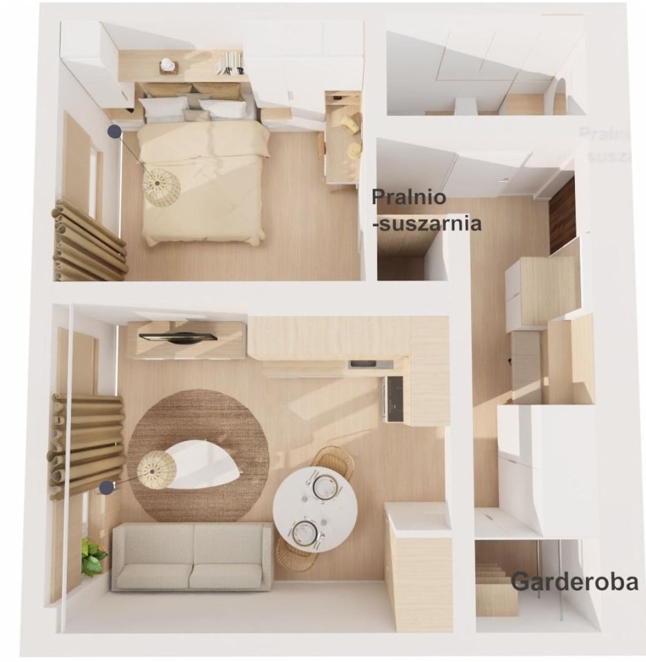 Mieszkanie 2-pokojowe Łódź Bałuty, ul. Zawiszy Czarnego. Zdjęcie 14