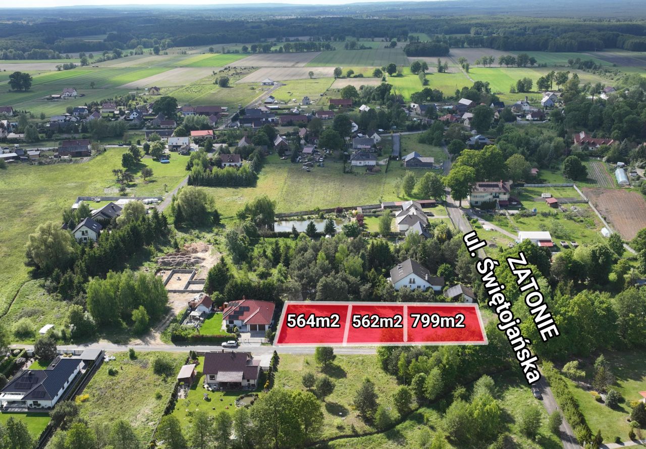 Działka budowlana Zielona Góra Zatonie, ul. Zatonie-Świętojańska. Zdjęcie 20