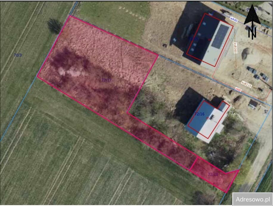 Działka budowlana Cisy