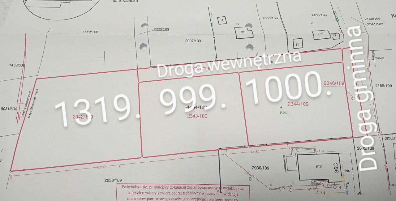 Działka budowlana Stanowice, ul. Strażacka. Zdjęcie 3