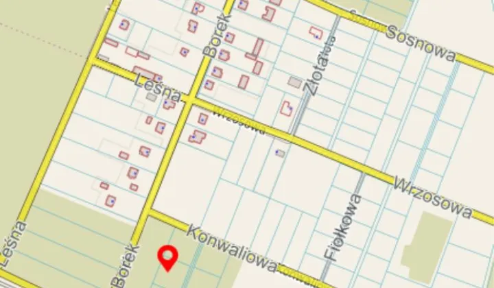 Działka leśna Zbydniów, ul. Konwaliowa