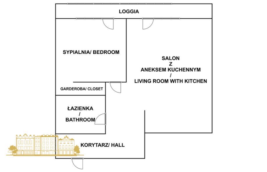 Mieszkanie 2-pokojowe Kraków Ruczaj, ul. Ruczaj. Zdjęcie 10