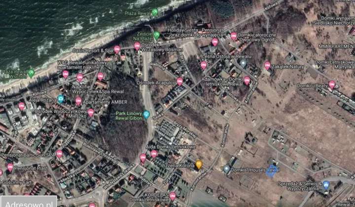 Działka rolno-budowlana Rewal, ul. Kormoranów