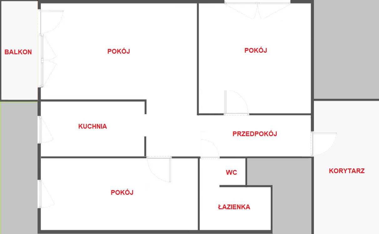 Mieszkanie 3-pokojowe Bełchatów Edwardów, os. Dolnośląskie. Zdjęcie 9