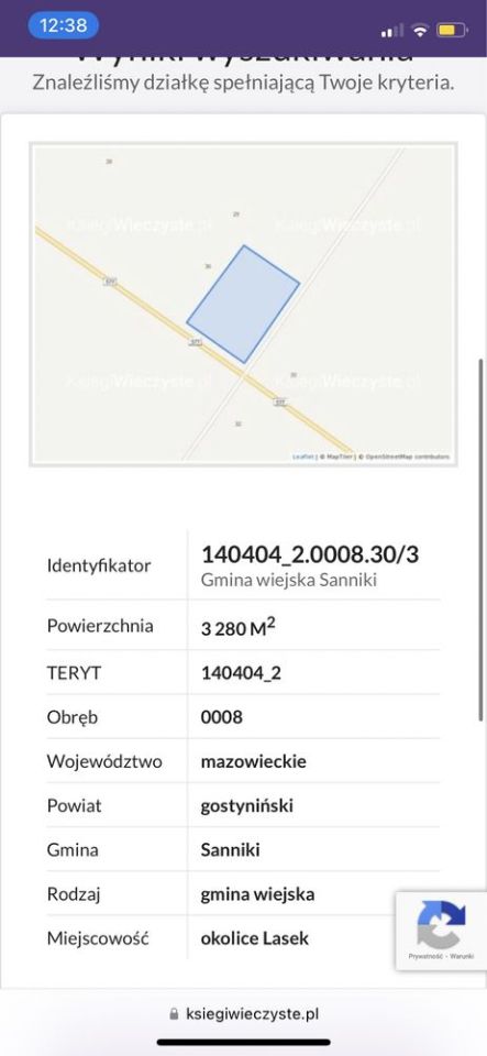 Działka inwestycyjna Lasek. Zdjęcie 3