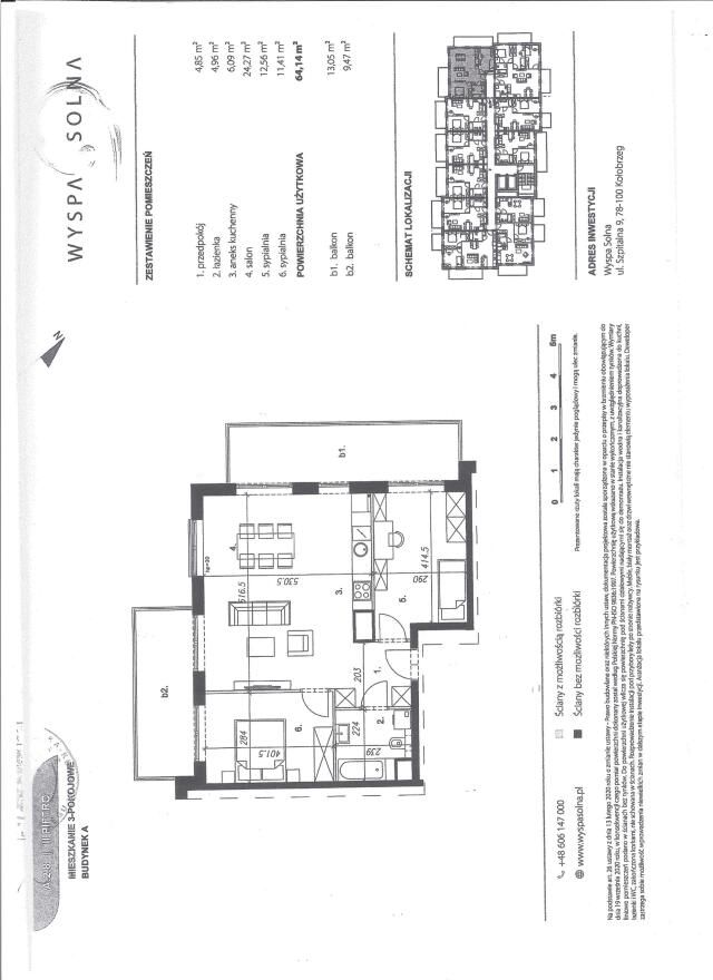 Mieszkanie 3-pokojowe Kołobrzeg Centrum, ul. Szpitalna. Zdjęcie 12