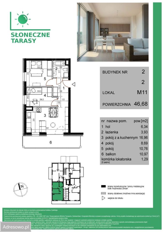 Mieszkanie 3-pokojowe Prudnik, ul. Samuela Frankla. Zdjęcie 8