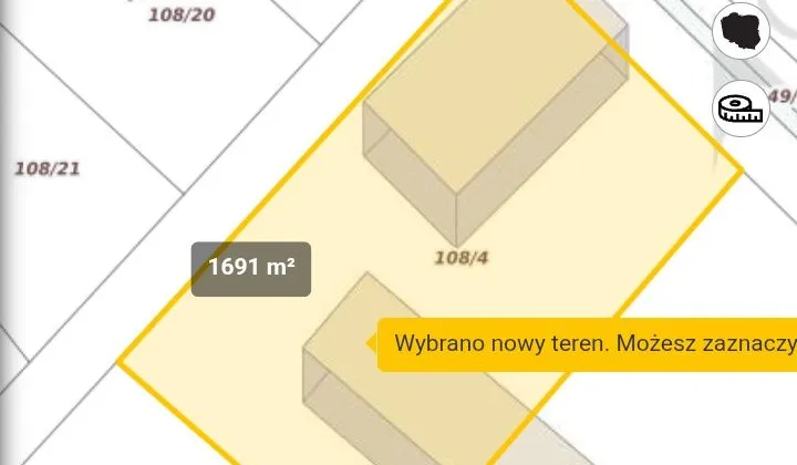 Działka rekreacyjna Kamieniec