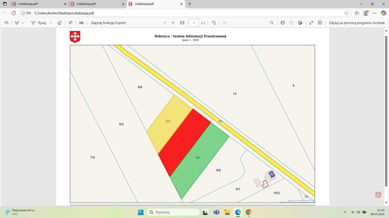 Działka budowlana Sośnica