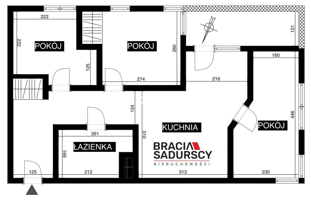 Mieszkanie 3-pokojowe Kraków Prądnik Biały, al. 29 Listopada. Zdjęcie 27