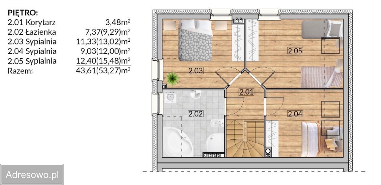 bliźniak, 4 pokoje Wrocław Lipa Piotrowska. Zdjęcie 14