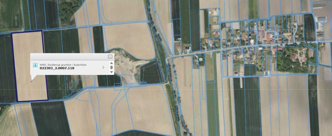 Działka rolna Mleczna