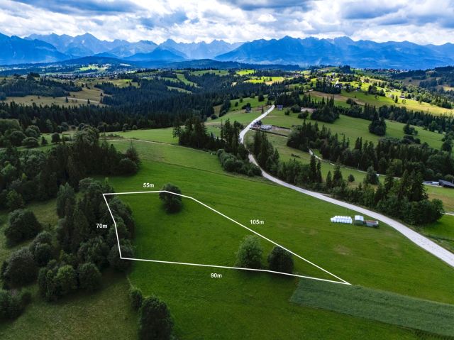 Działka rolno-budowlana Groń. Zdjęcie 1
