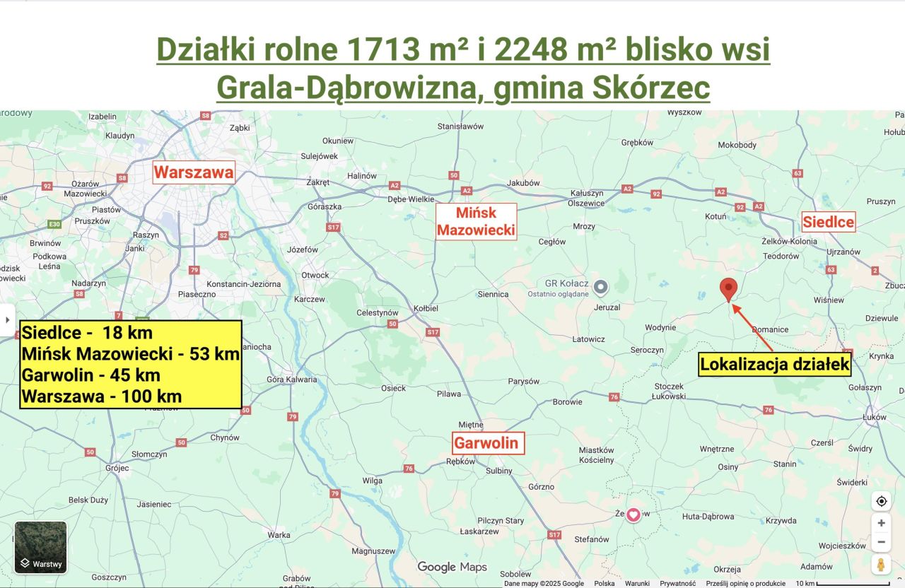 Działka rolna Grala-Dąbrowizna. Zdjęcie 8