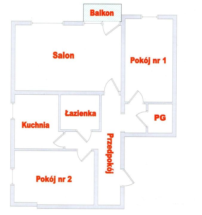 Mieszkanie 3-pokojowe Wrocław Grabiszyn, ul. Bernarda Pretficza