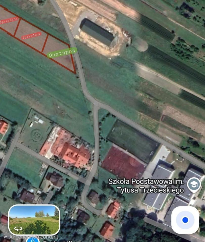 Działka budowlana Miejsce Piastowe, ul. Szkolna