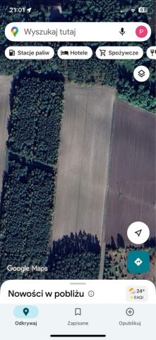 Działka budowlana Stare Prażuchy. Zdjęcie 1