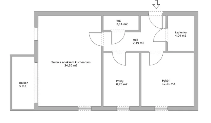 Mieszkanie 3-pokojowe Warszawa Włochy, ul. Zbąszyńska