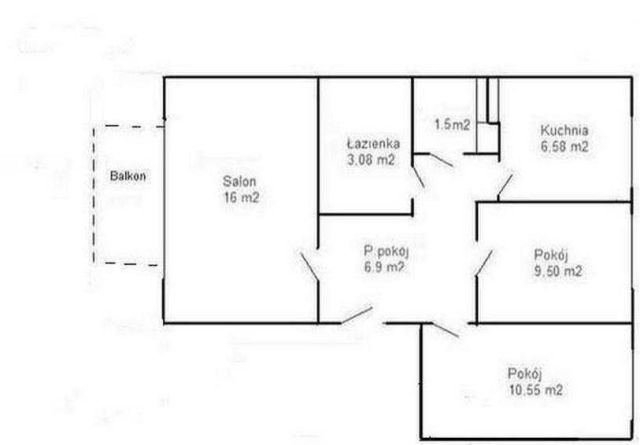 Mieszkanie 3-pokojowe Łódź Retkinia, ul. Armii Krajowej. Zdjęcie 1