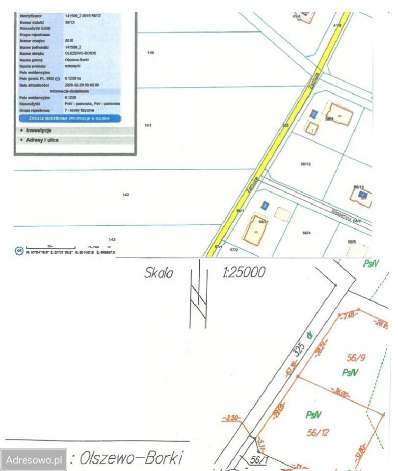 Działka budowlana Olszewo-Borki, ul. Zacisze. Zdjęcie 4