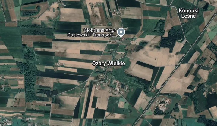 Działka rolna Ożary Wielkie