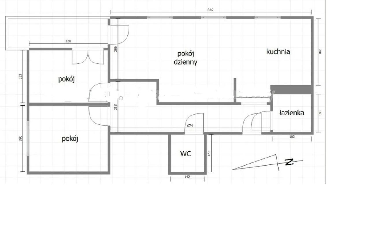Mieszkanie 3-pokojowe Kraków Podgórze, ul. Chmieleniec. Zdjęcie 8