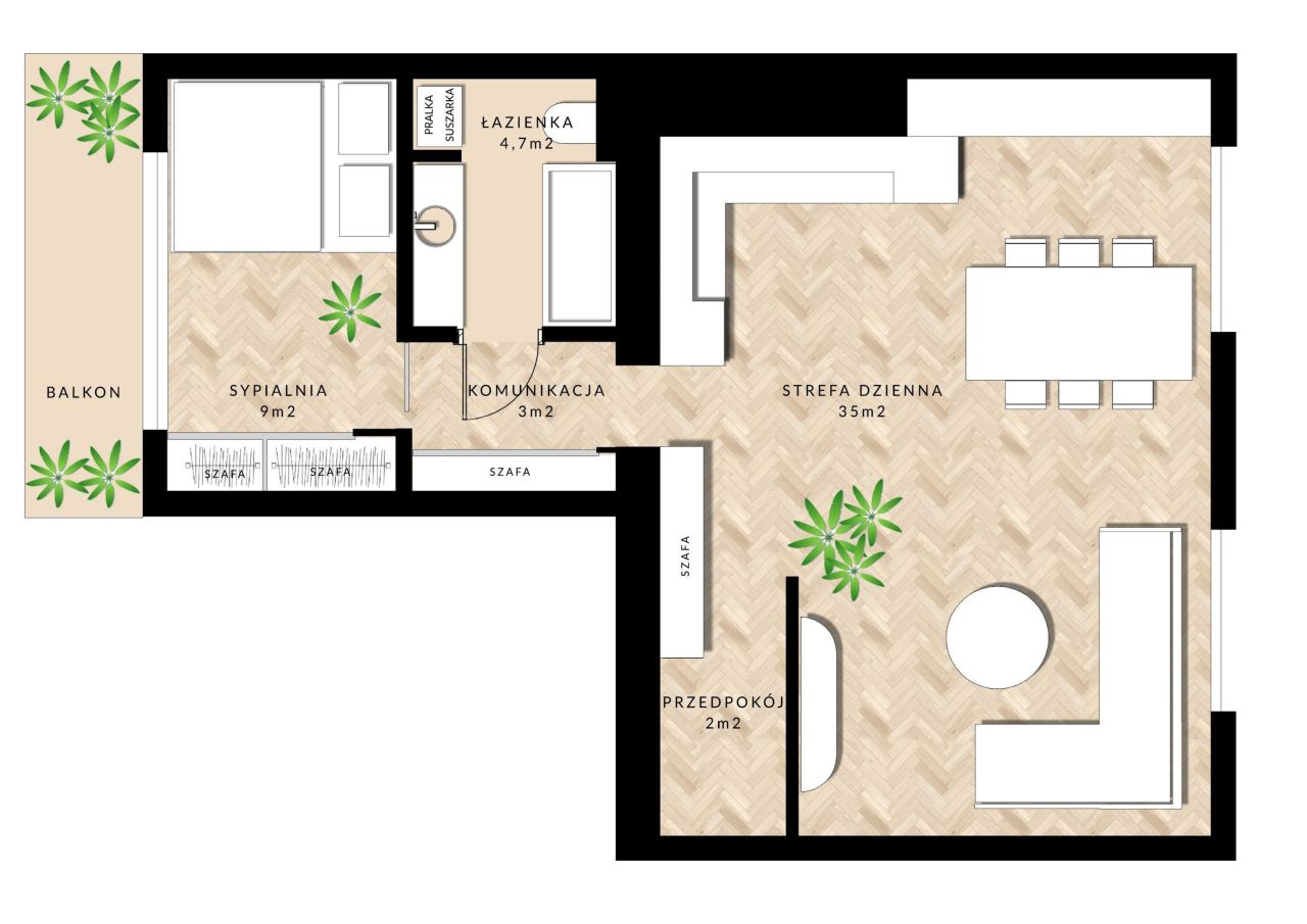 Mieszkanie 2-pokojowe Gliwice Trynek, ul. Juliusza Ligonia. Zdjęcie 3