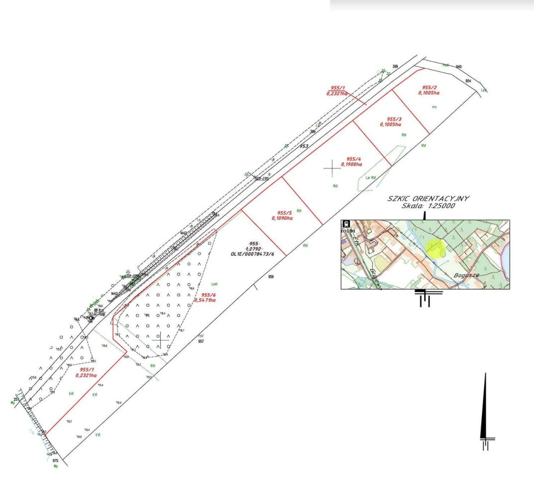 Działka budowlana Prostki Bogusze. Zdjęcie 2