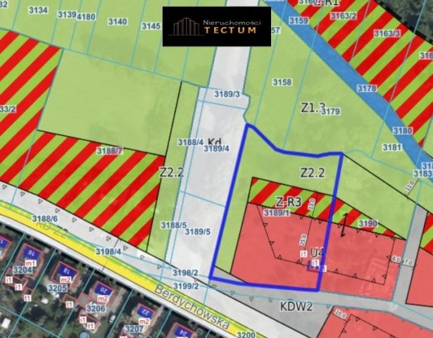 Działka inwestycyjna Wągrowiec, ul. Berdychowska. Zdjęcie 1