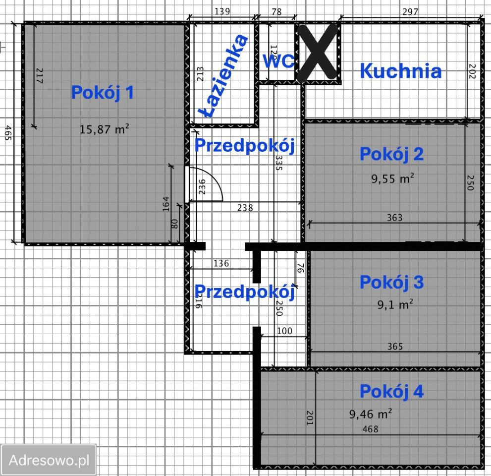 Mieszkanie 6-pokojowe Warszawa Mokotów, ul. Nałęczowska. Zdjęcie 6