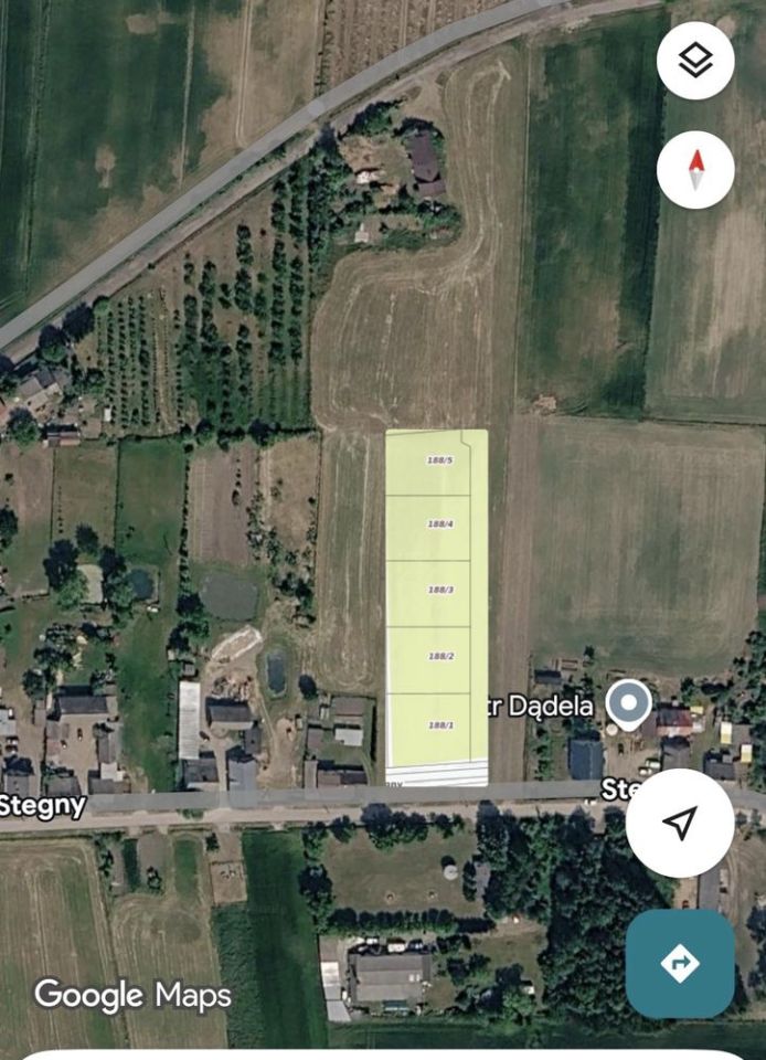 Działka budowlana Kiełpin Stegny. Zdjęcie 4