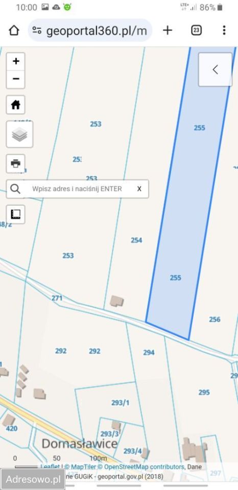 Działka rolna Domasławice. Zdjęcie 4