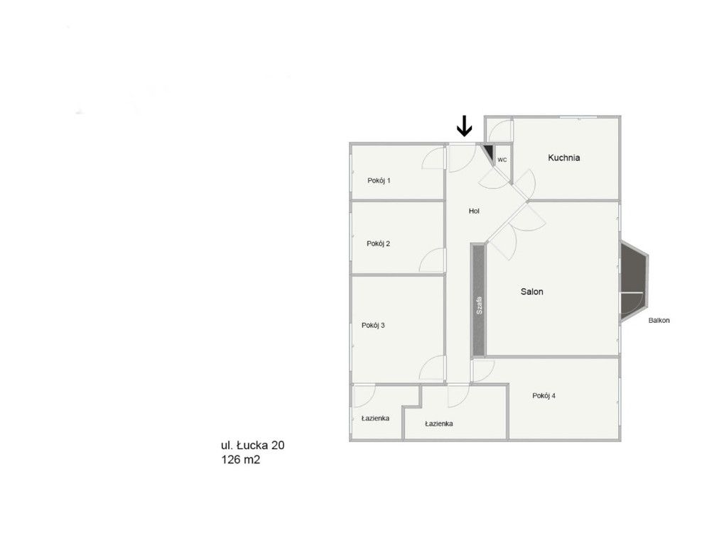 Mieszkanie 5-pokojowe Warszawa Śródmieście, ul. Łucka. Zdjęcie 10